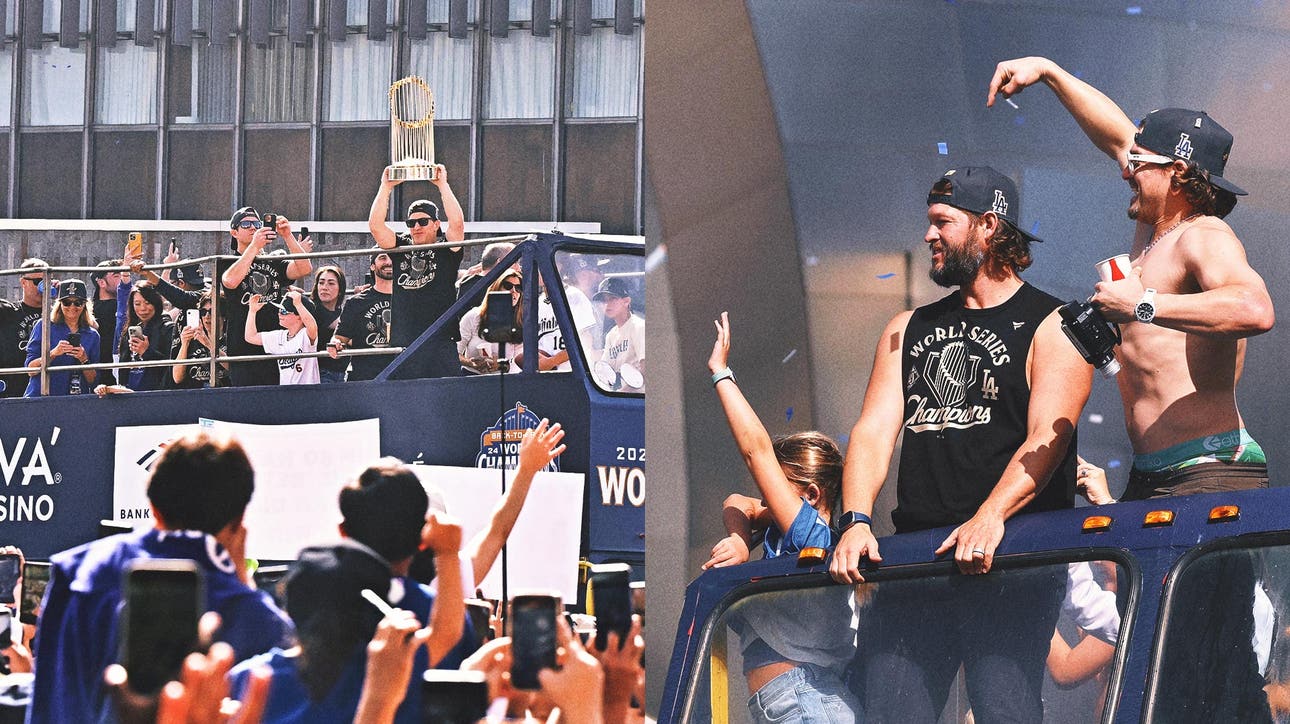 Ice Cube and 'Three-Peat' Chants: Dodgers Hold World Series Parade and Party